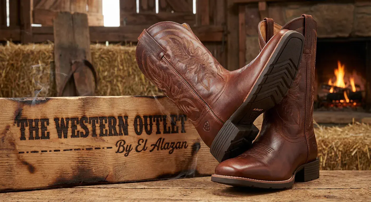 Discount cowboy boots with square toe and wide width styles available at Lexington KY western outlet