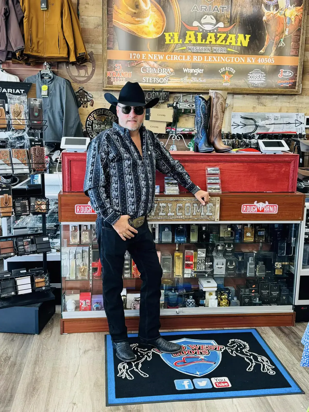 Professional boot fitting consultation and custom leather stretching services in Lexington