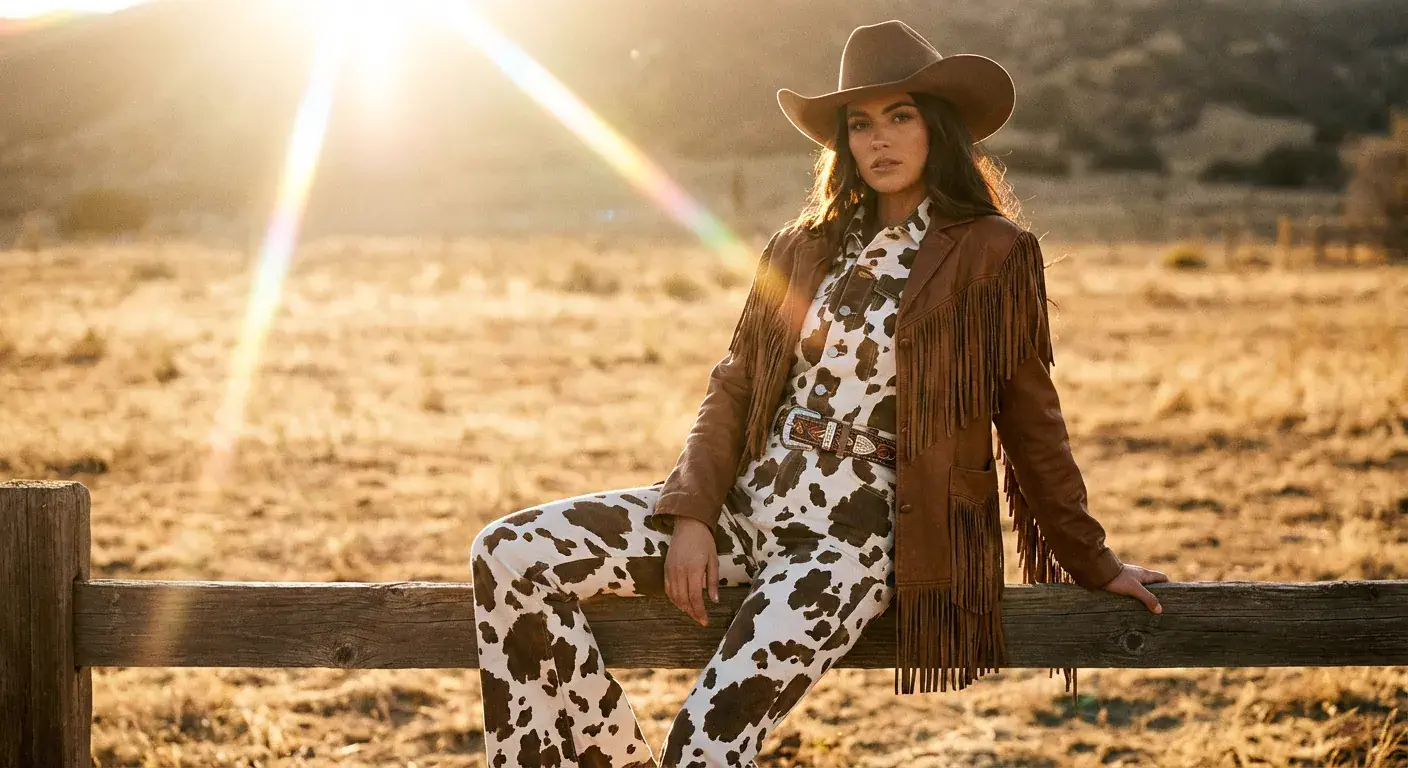 Western clothing collection including Wrangler jeans, pearl snap shirts and jackets